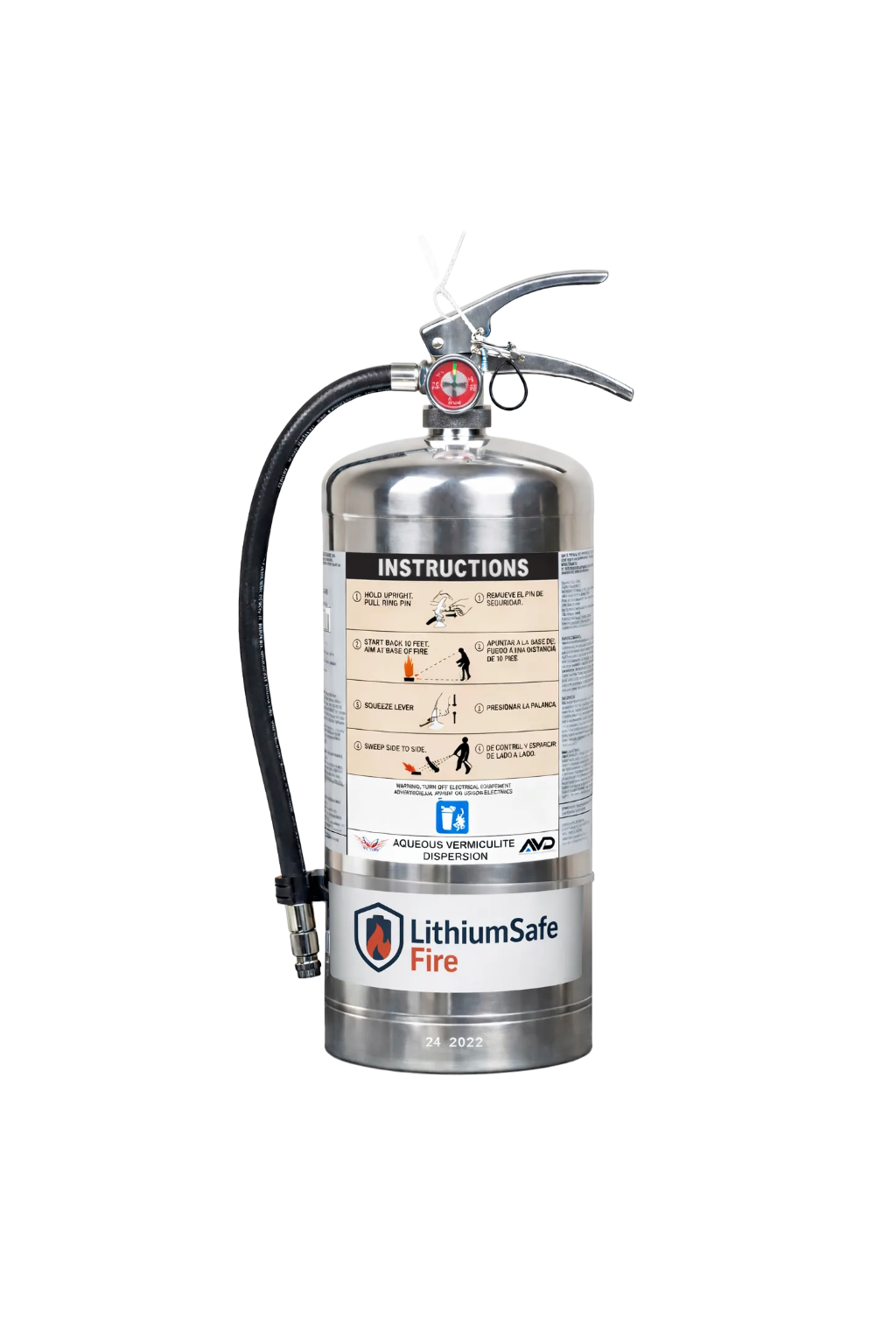 6L AVD Lithium Ion Battery Fire Extinguisher